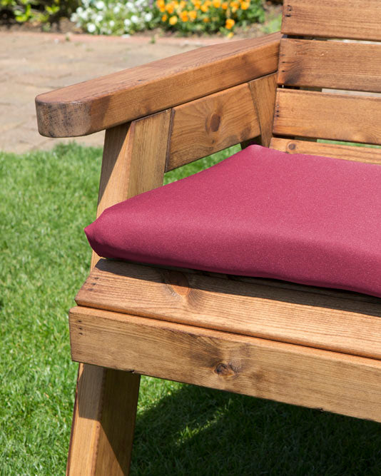 Charles Taylor Twin Companion Set with Burgundy Cushions