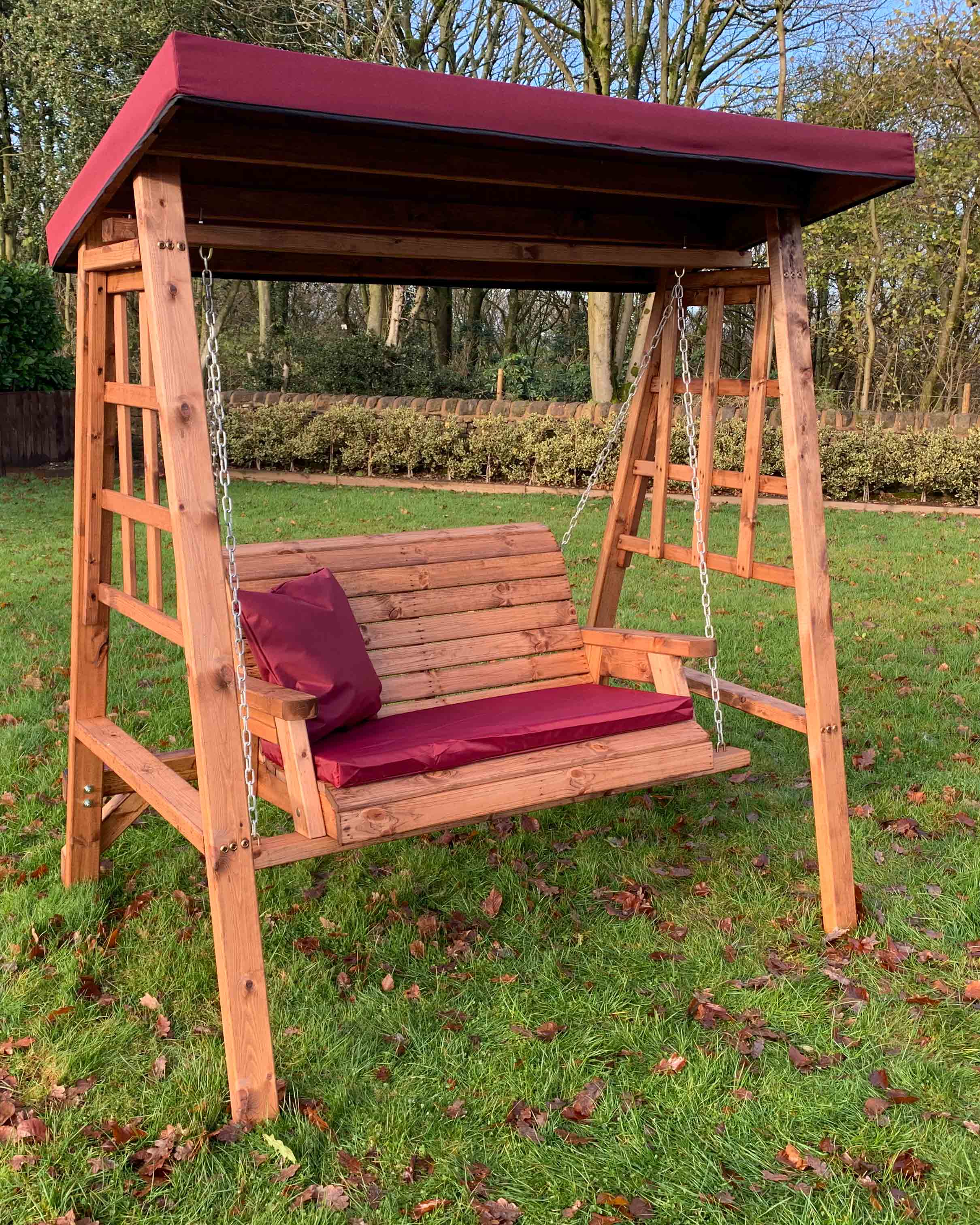 Charles Taylor Dorset Two Seat Swing Burgundy Accessories