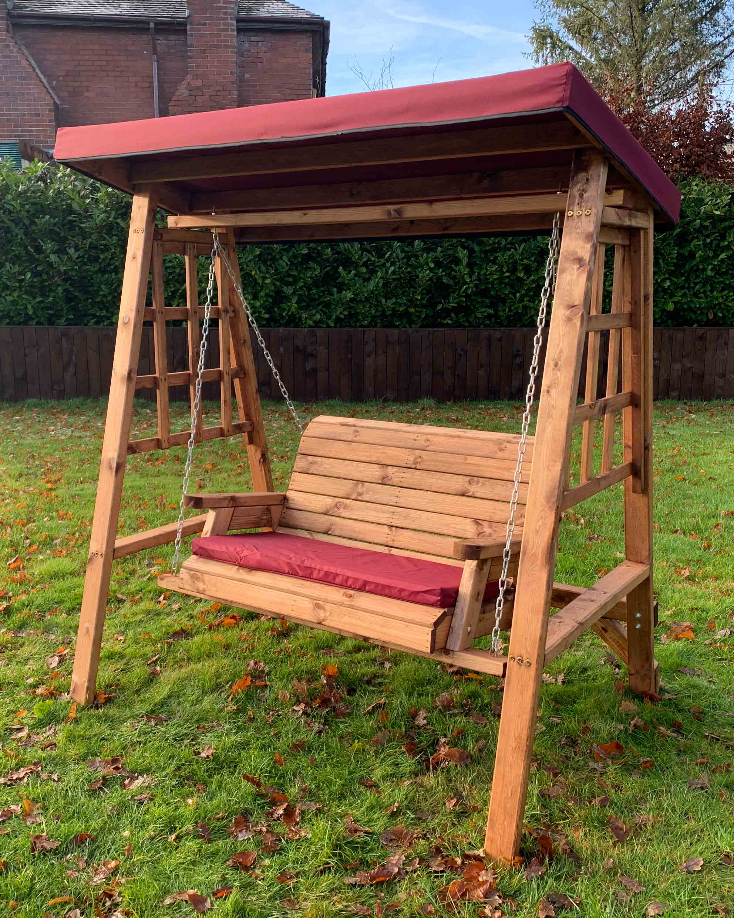 Charles Taylor Dorset Two Seat Swing Burgundy Accessories