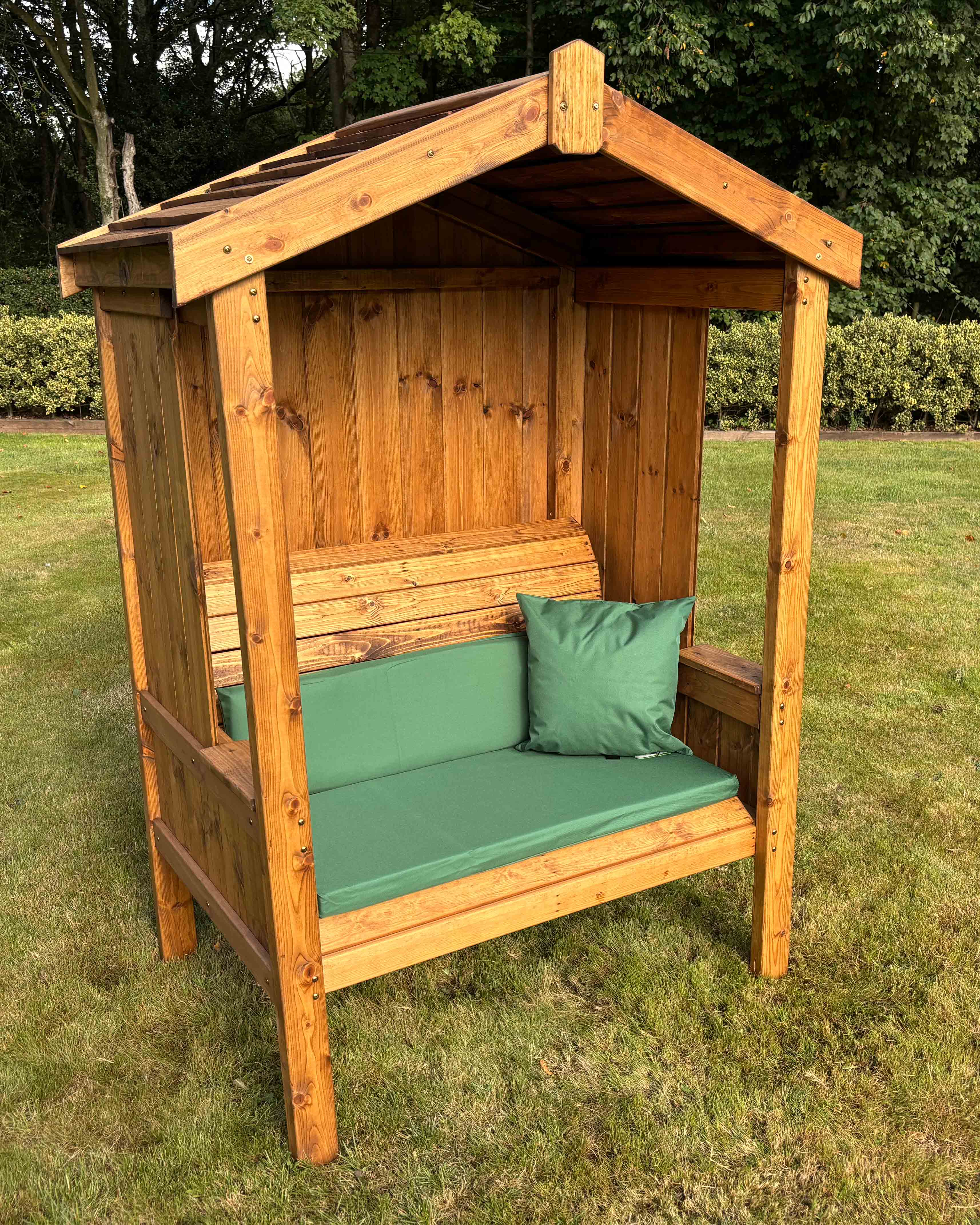 Charles Taylor Two Seater Imperial Arbour Green Cushion