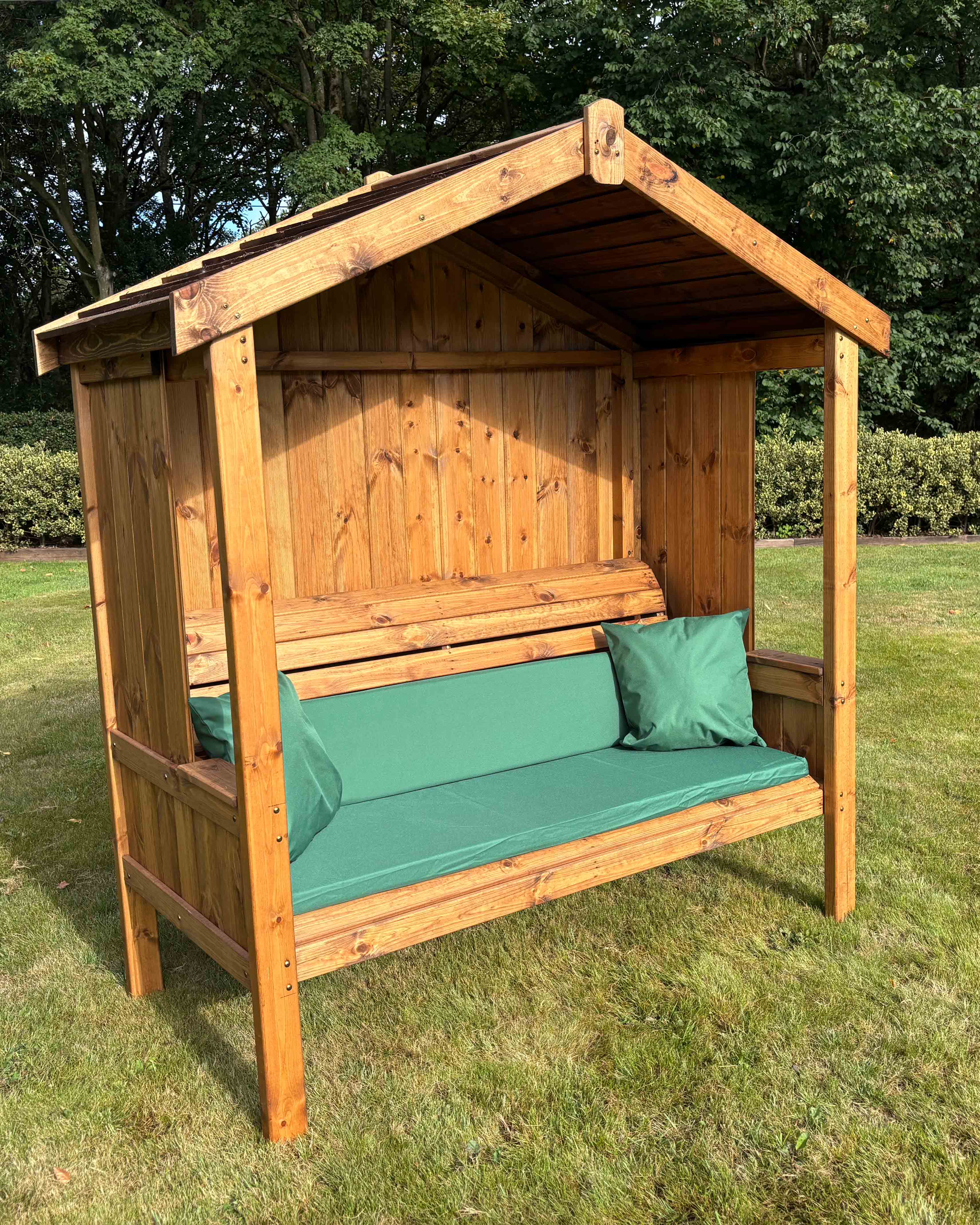 Charles Taylor Three Seater Imperial Arbour Green Cushion