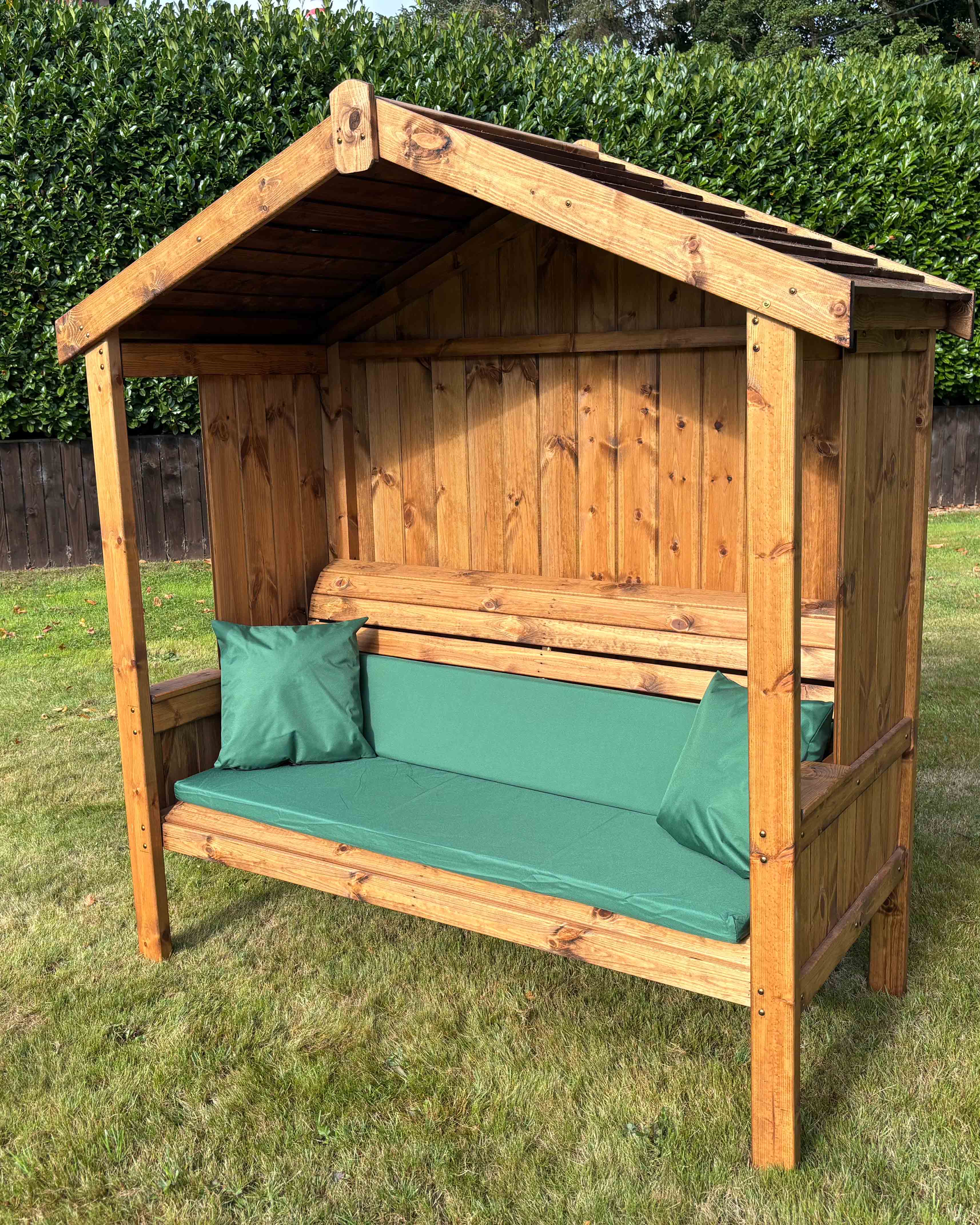 Charles Taylor Three Seater Imperial Arbour Green Cushion