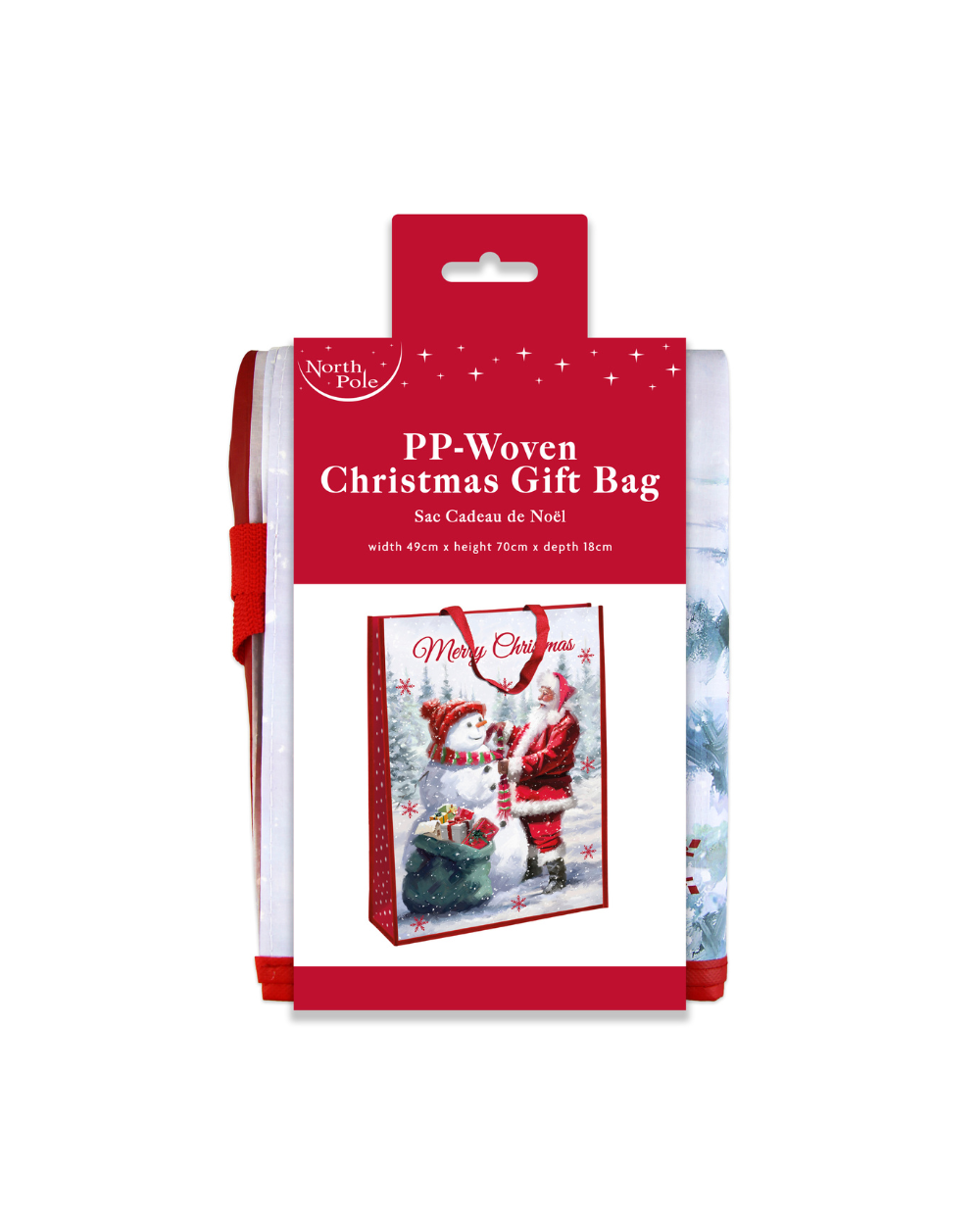 Traditional Santa Jumbo Christmas Gift Bag