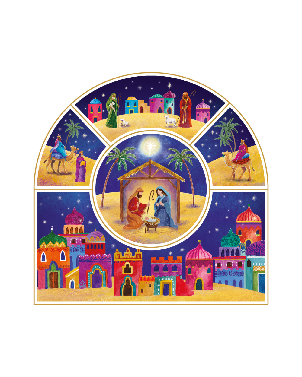 Charity Christmas Cards 10 Pack Nativity Story