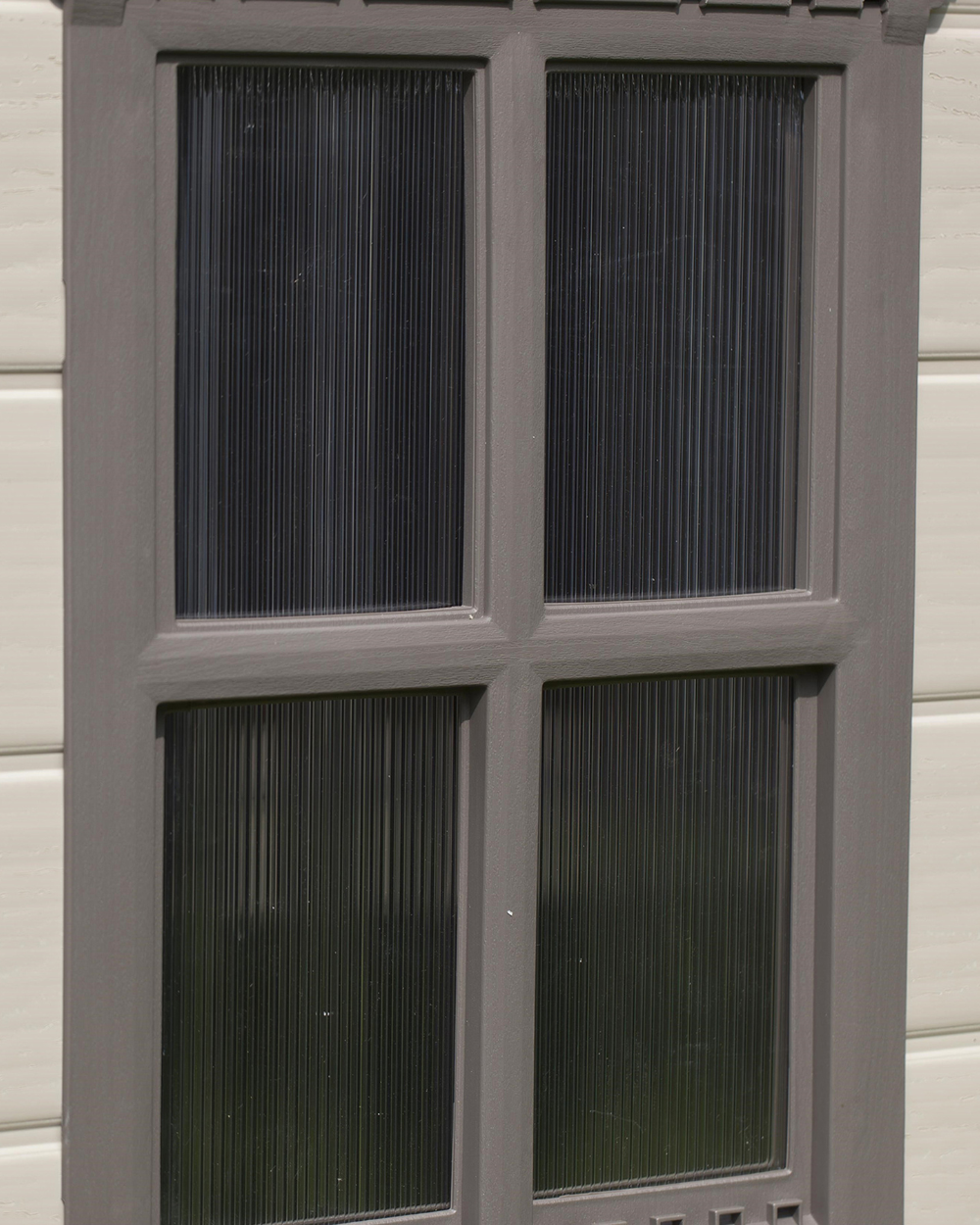 Factor 6x6 Shed Beige & Brown Dual Doors Keter