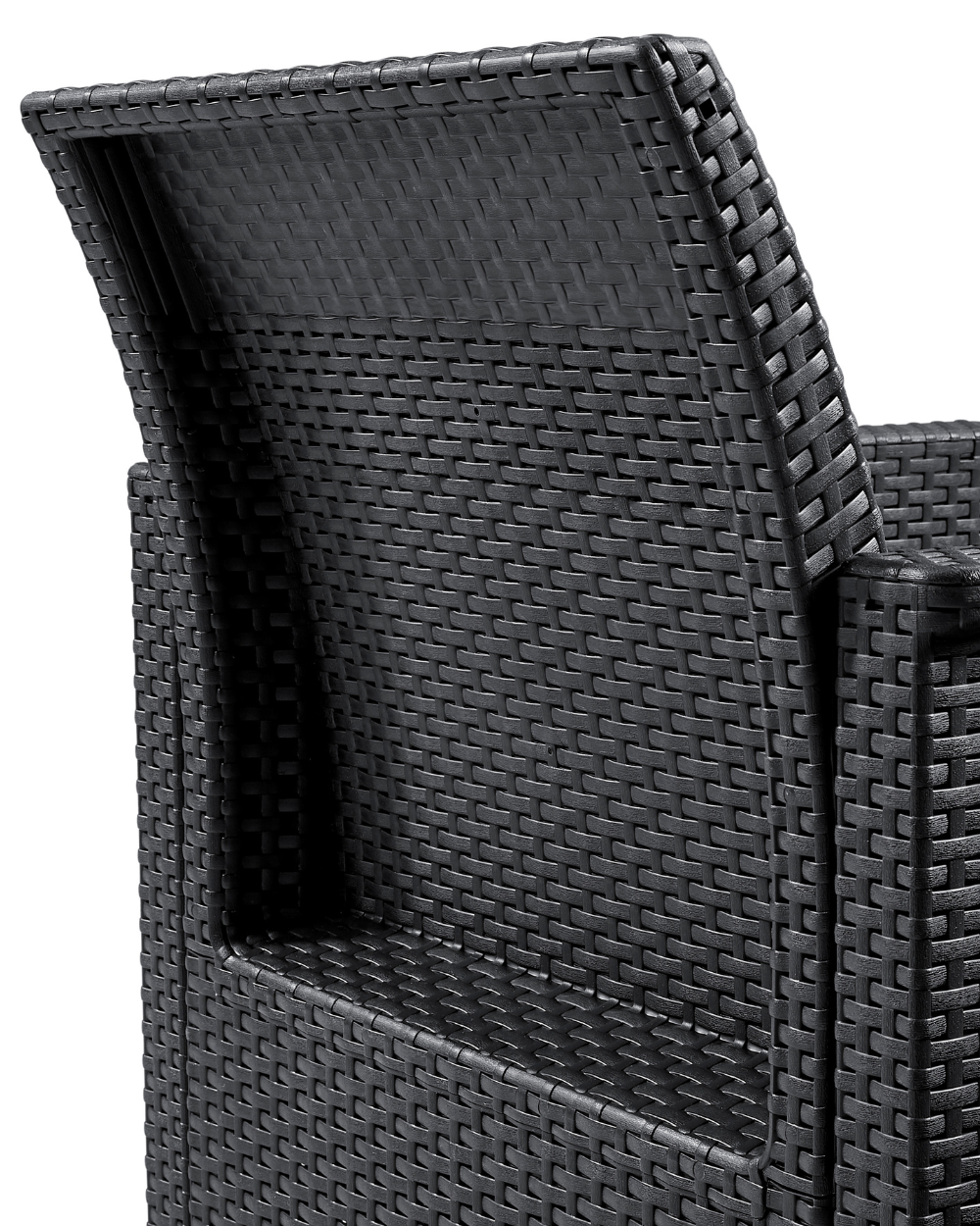 Emma 4 Seater Lounge Set With Storage Table Graphite Keter