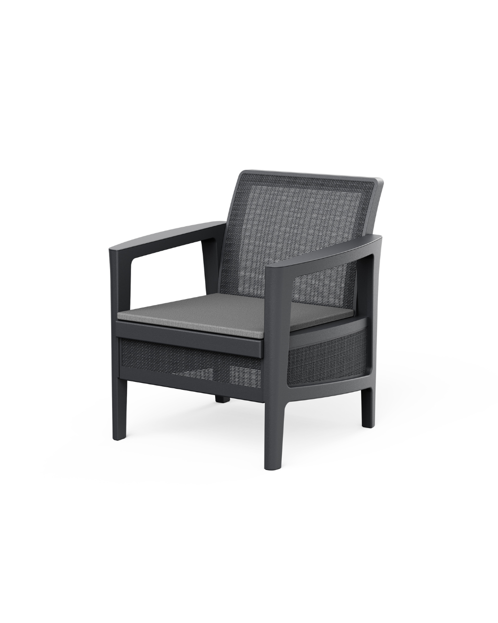 Atlas Linea 4 Seater Lounge Set Graphite Keter