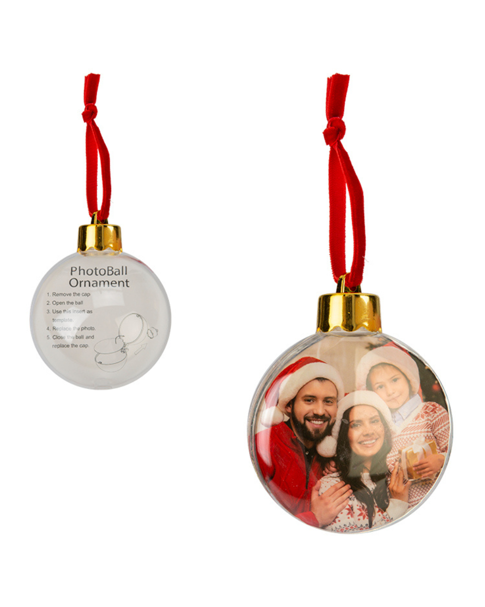 Photo Globe Bauble Tree Decoration