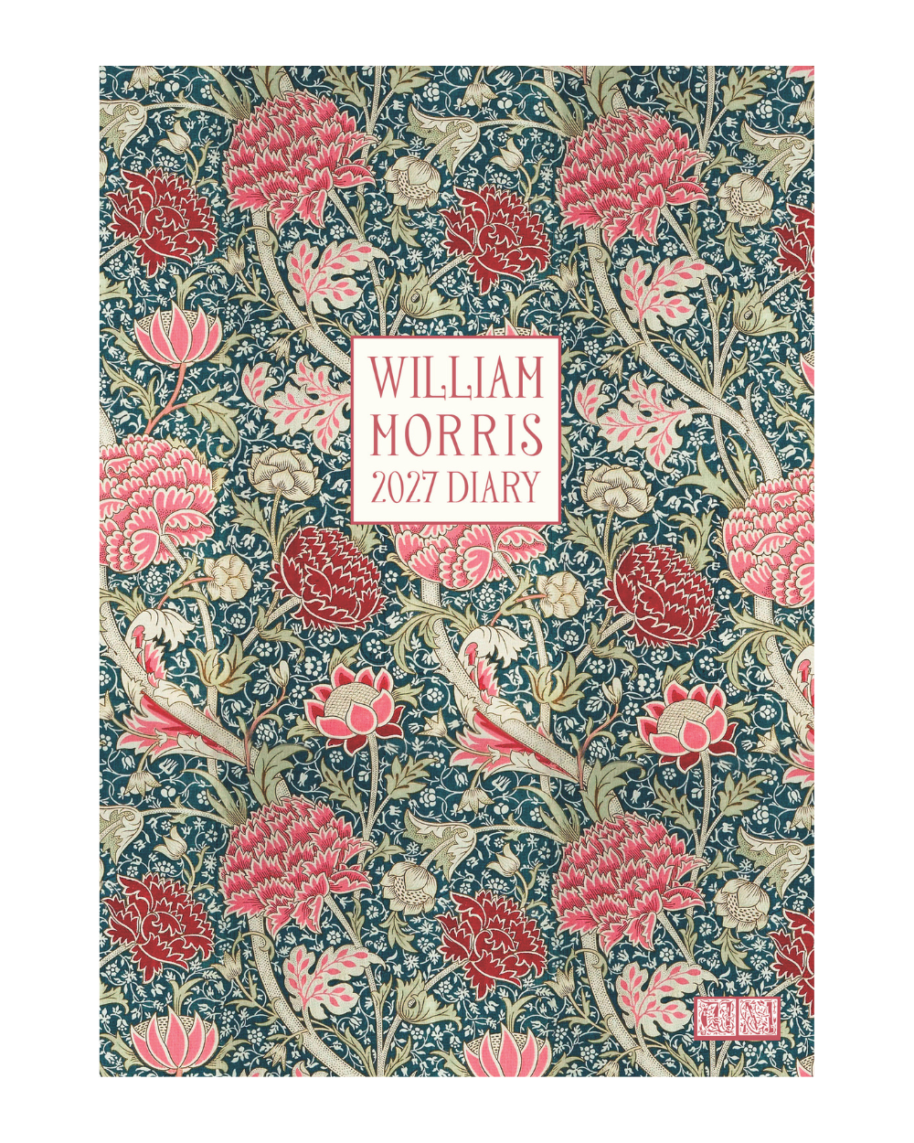 2027 Diary A5 William Morris Cray Page Per Day