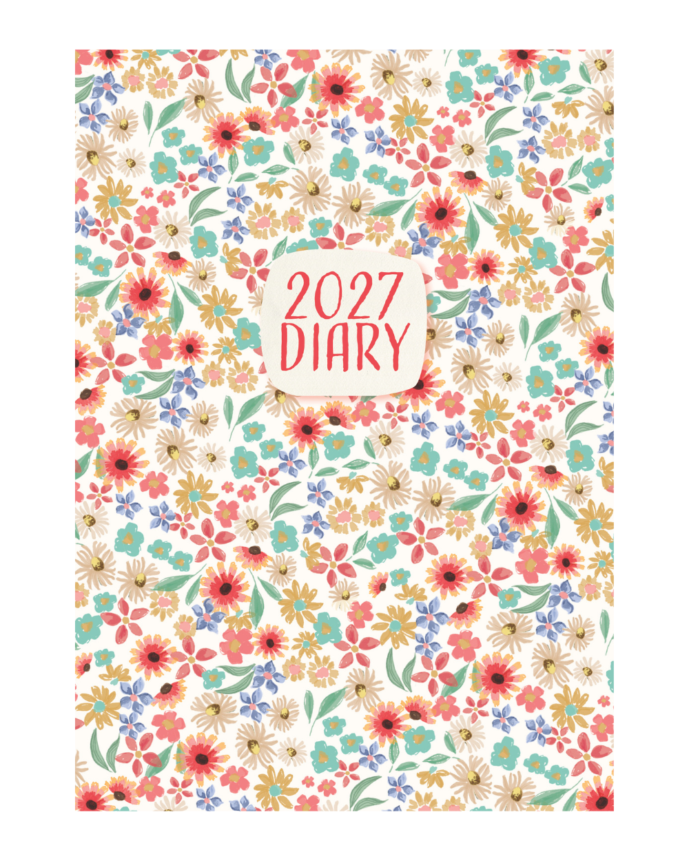 2027 Diary A5 Page Per Day Liberty Floral