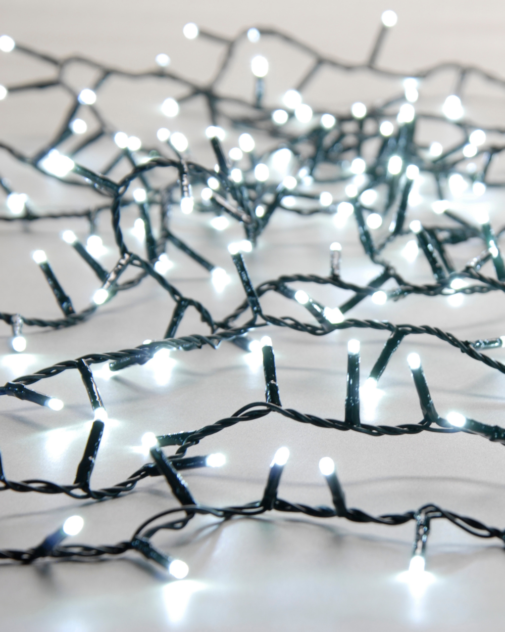 Christmas Compact String Lights White 750