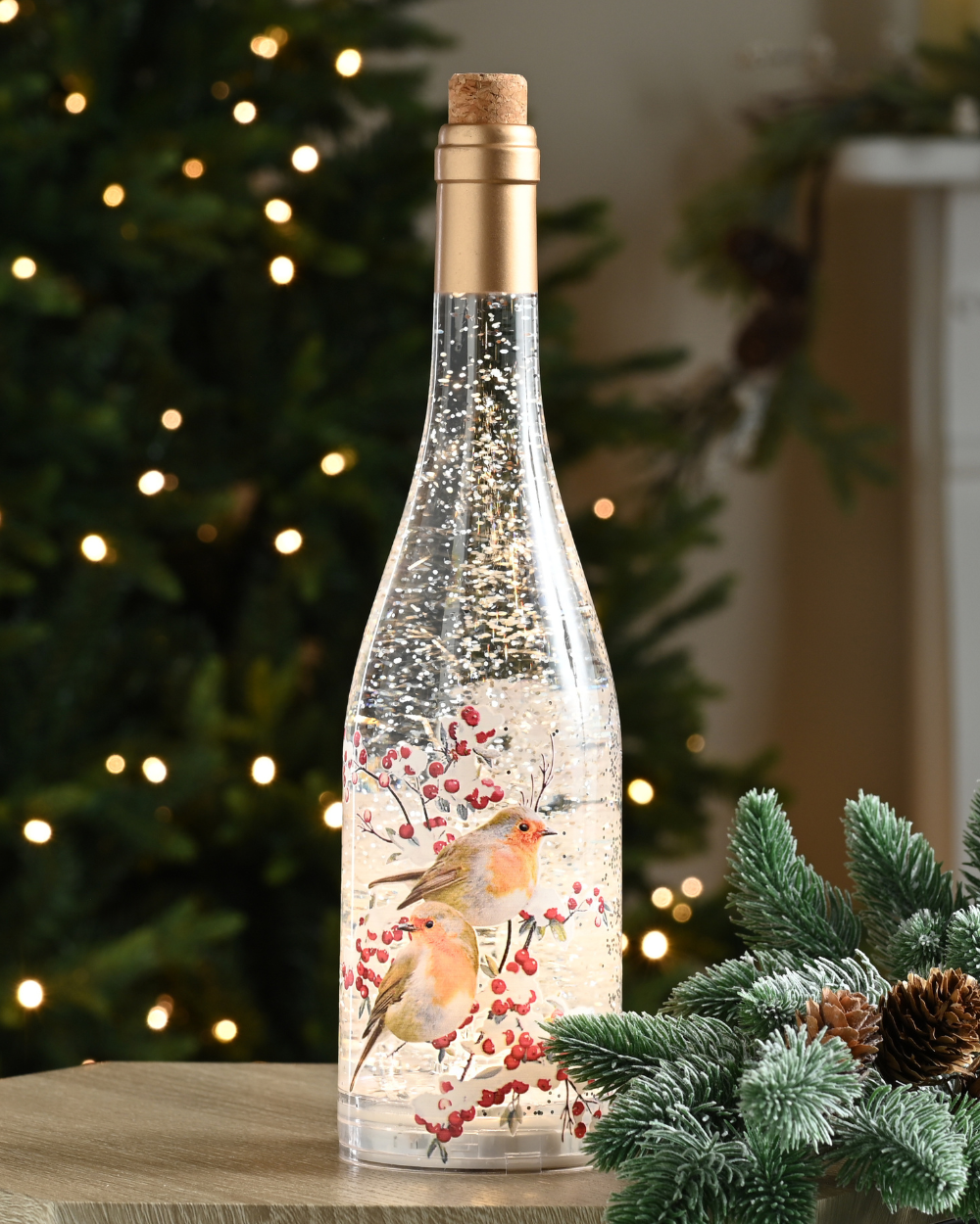 Robin Bottle Water Spinner Warm White