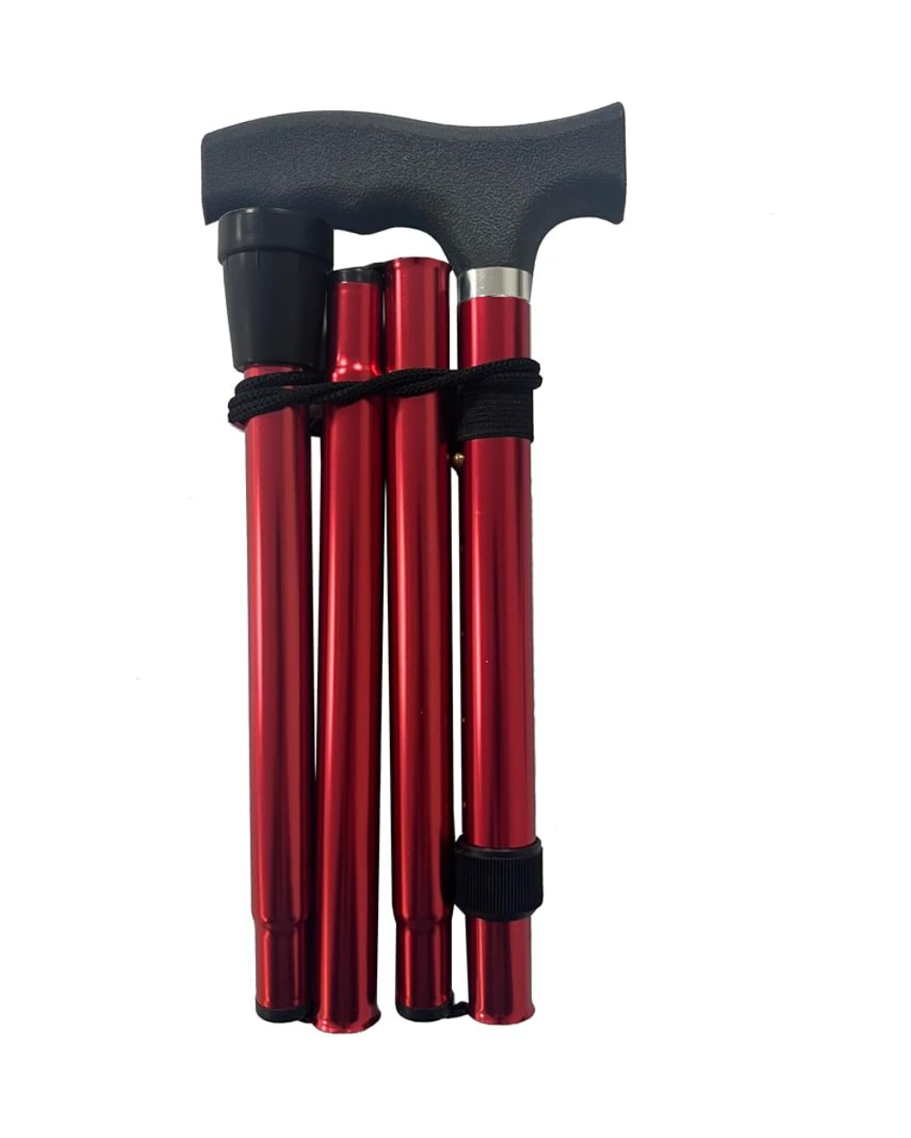 Folding Walking Stick Aid Assorted Colours