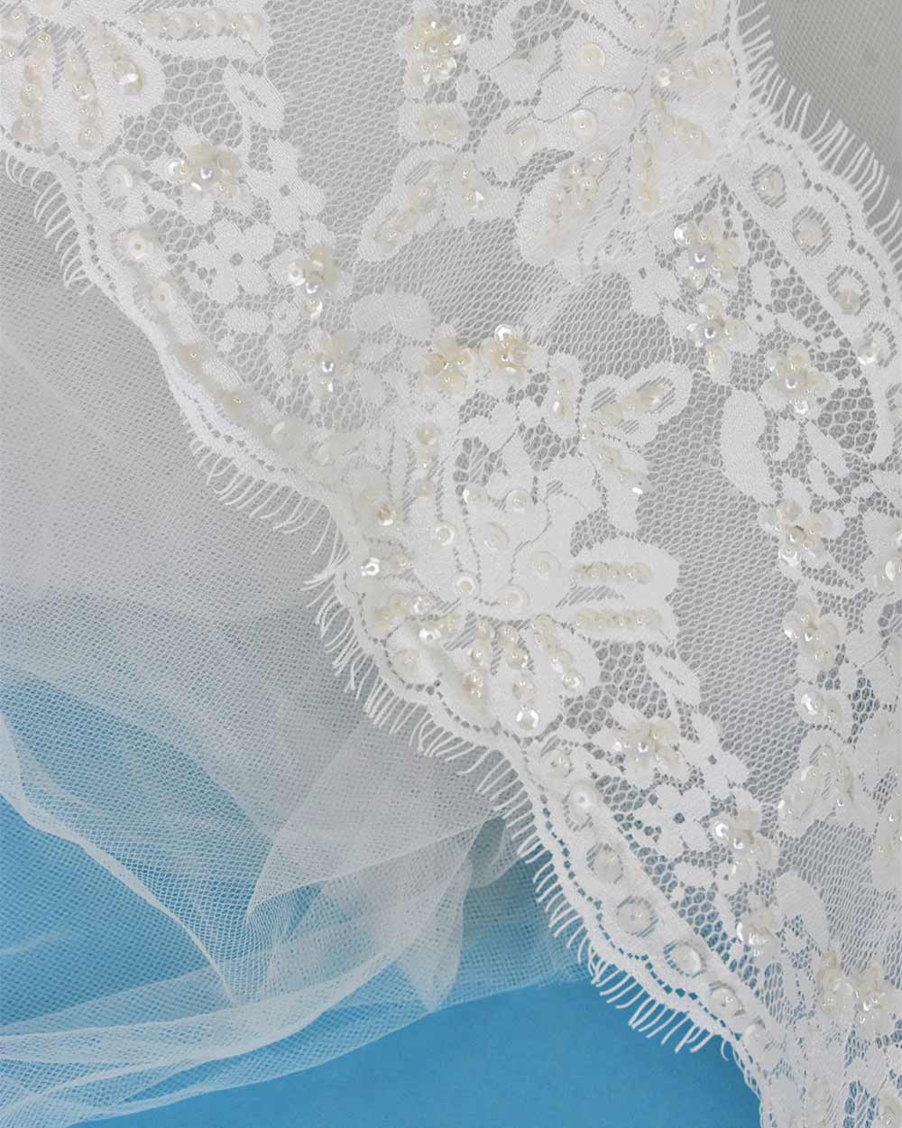 Anoushka Ivory Strapless A Line Wedding Dress