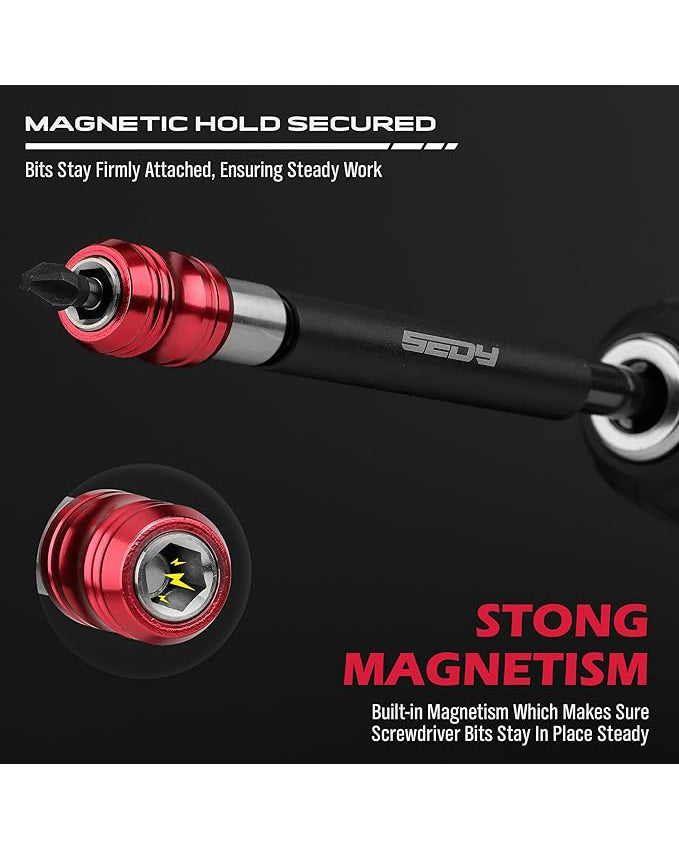 Extra Long Magnetic Screwdriver Bit Holders 2-Piece 6"12"