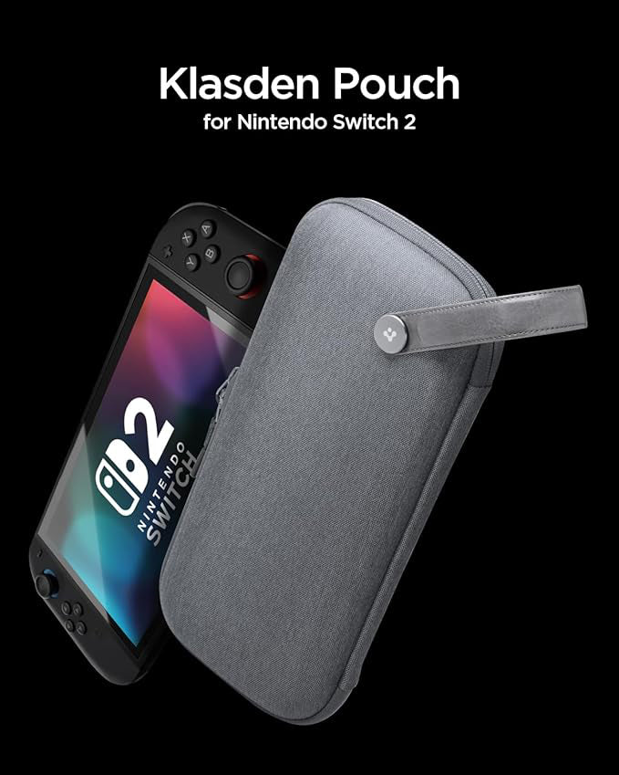 Klasden Compact Carrying Pouch for Nintendo Switch 2 Grey