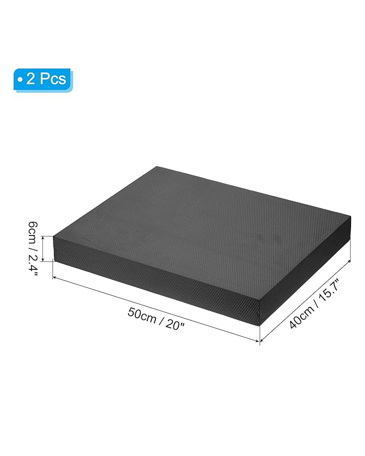 Knee Pad for Fitness Non-Slip TPE Foam Pad Cushion Black 2