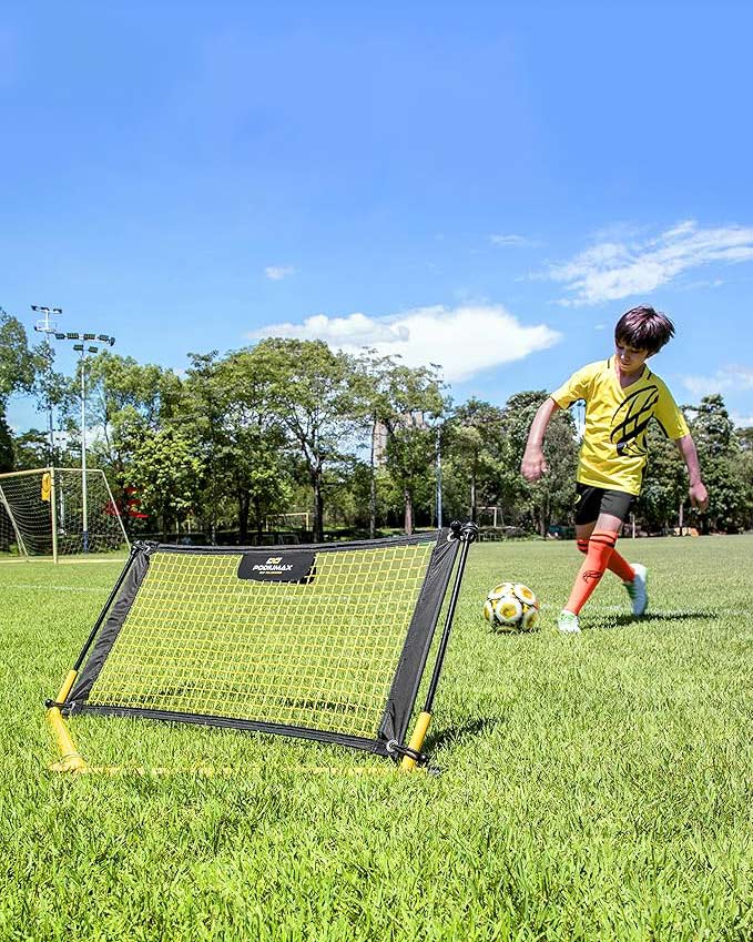 PodiuMax Upgraded Solo Football Rebounder Net