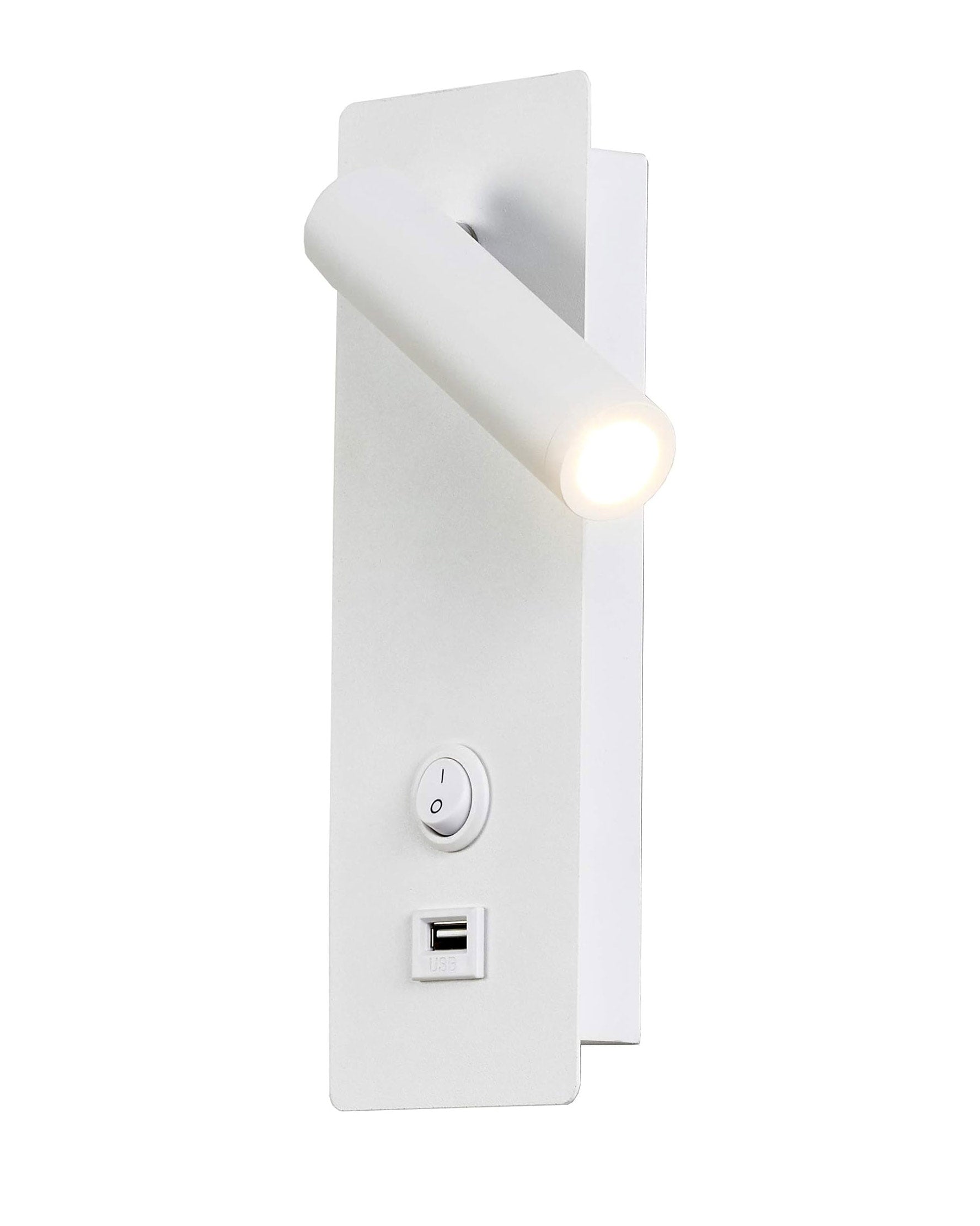 Topmo-plus LED Wall Light Headboard Switch White