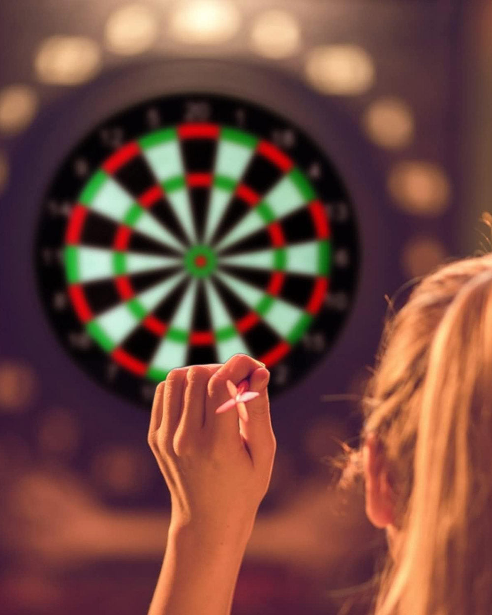 Darts Board Magnetic Safety Set 17" With Darts