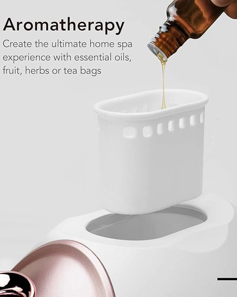 Fancii Nano Ionic Facial Steamer Hot & Cool Aromatherapy 6 Spa Settings