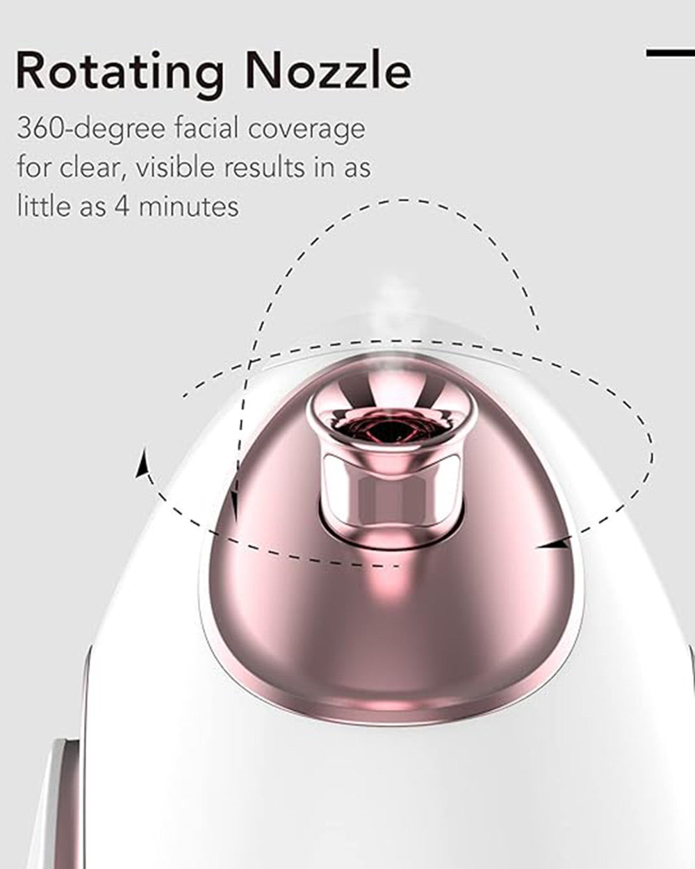 Fancii Nano Ionic Facial Steamer Hot & Cool Aromatherapy 6 Spa Settings