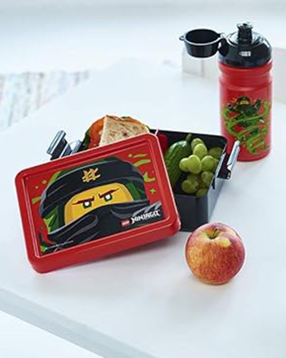Lego Ninjago Kids Lunch Box Drink Bottle Set