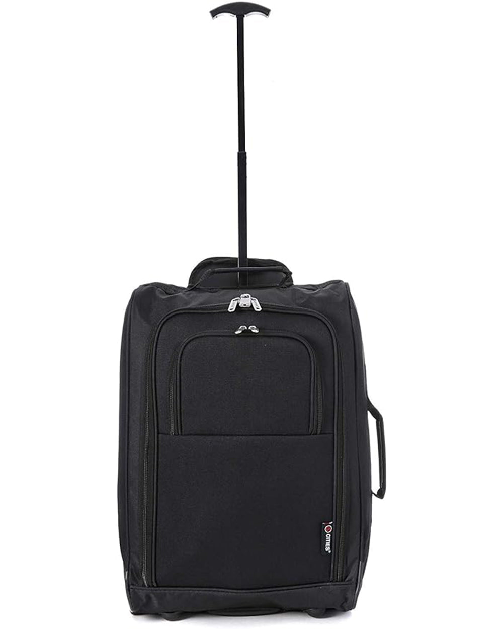 Cabin Suitcase Travel 5 Cities Lightweight Black
