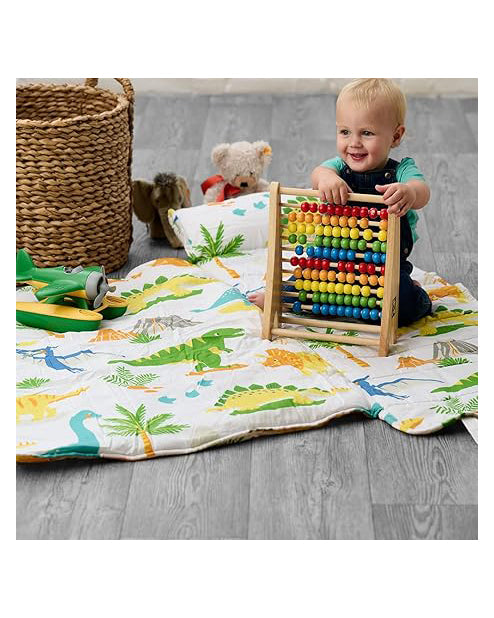 Bloomsbury Mill Dinosaur Nap Mat Kids Toddlers 135x50cm