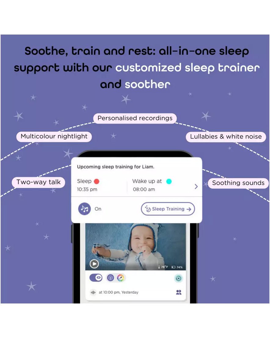 Hubble Pal Glow Camera Baby Monitor Smart HD Camera