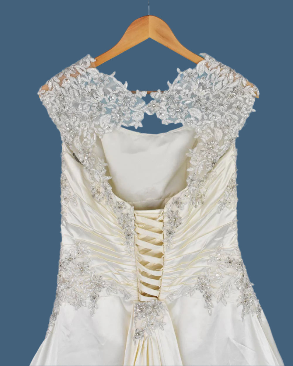 Sophia Tolli Ivory Ruched A Line Wedding Dress