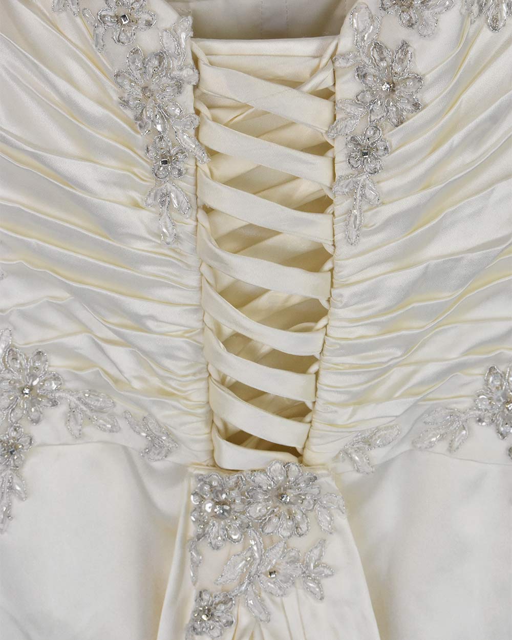 Sophia Tolli Ivory Ruched A Line Wedding Dress
