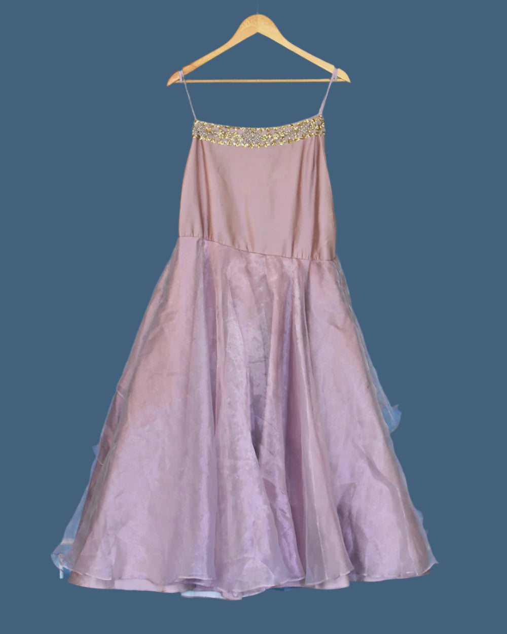 Pale Pink Asian Wedding Bodice Skirt Shawl