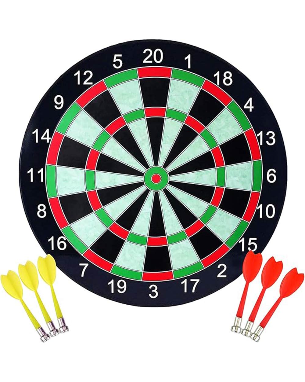 Darts Board Magnetic Safety Set 17" With Darts