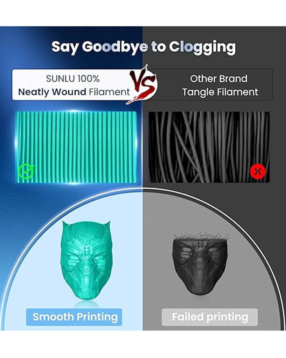 3D Printer Filament 1.75mm PLA+ 3D Filament FDM 3D Printer 3D Pens