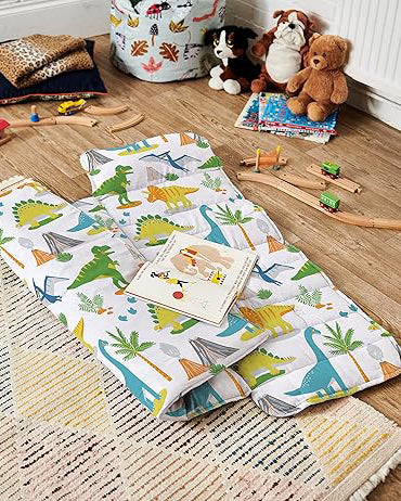 Bloomsbury Mill Dinosaur Nap Mat Kids Toddlers 135x50cm