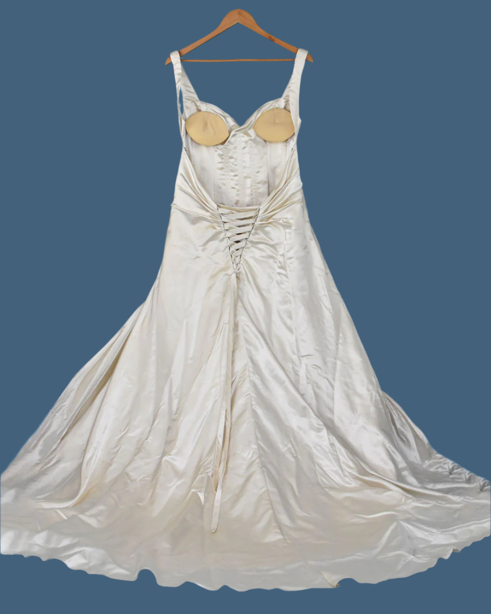 Maggie Sottero Champagne A Line Wedding Dress Size 14
