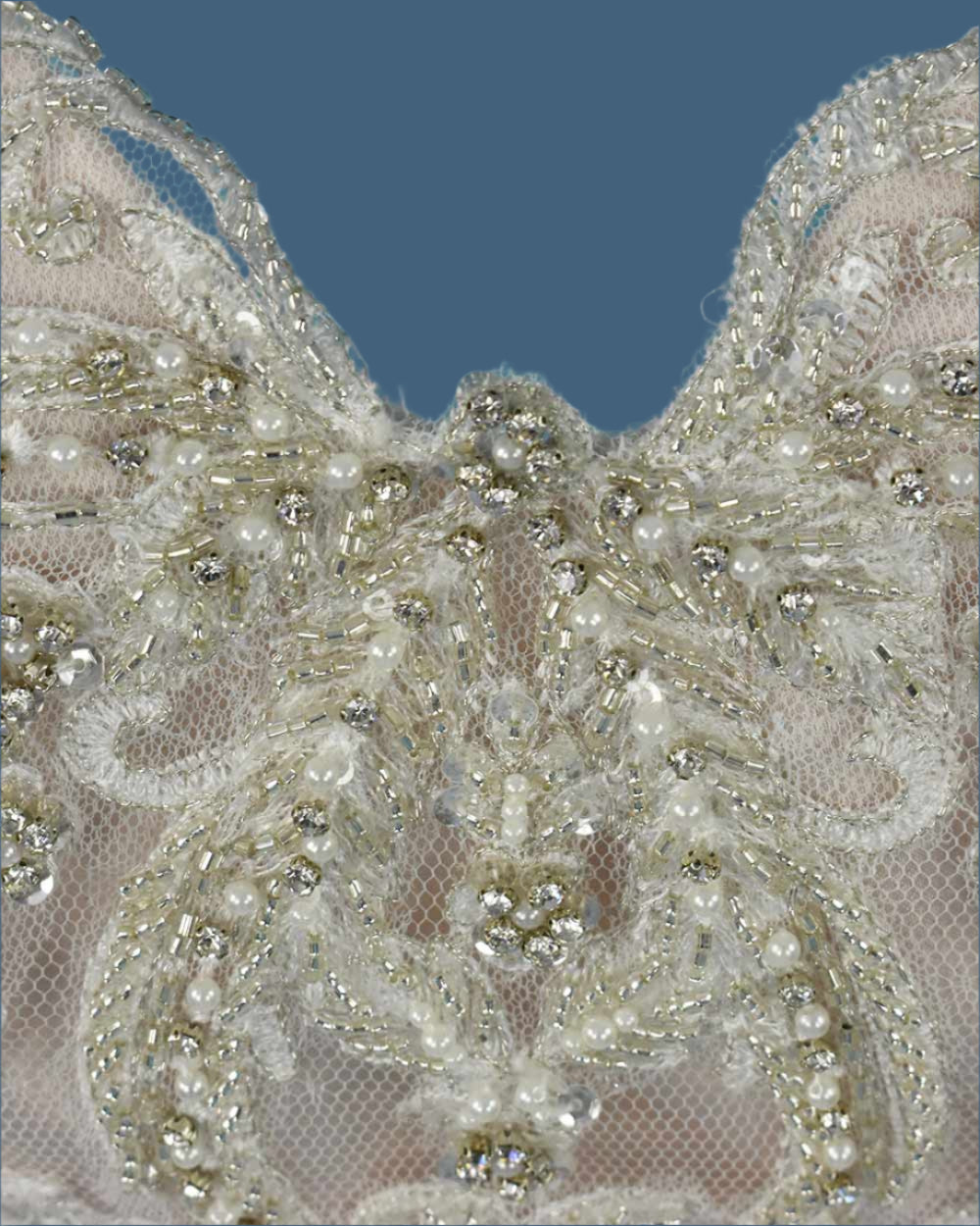 Cosmobella Blush Pink Fishtail Wedding Dress Size 12