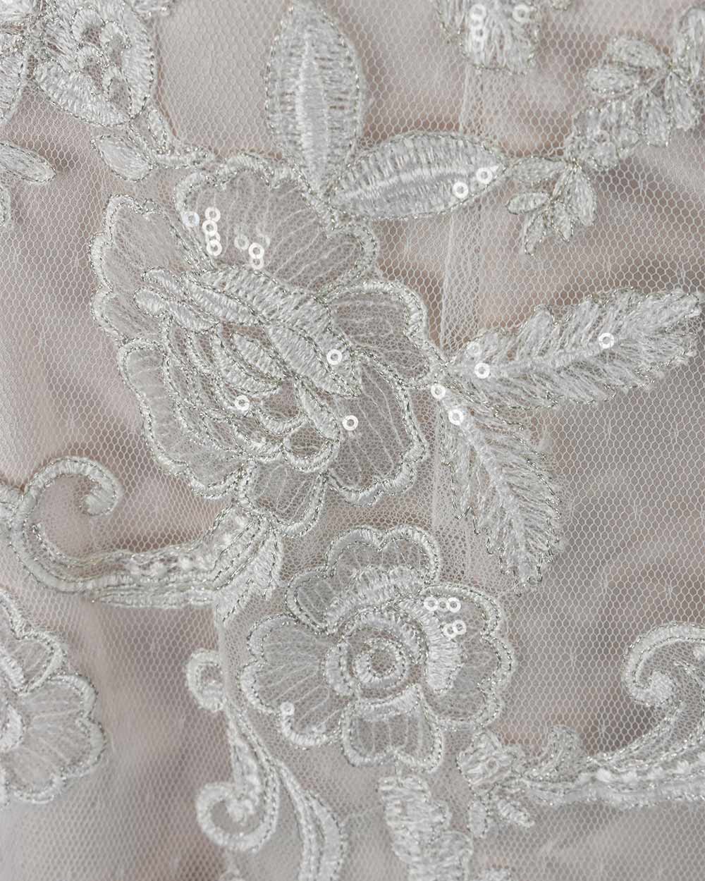 Cosmobella Blush Pink Fishtail Wedding Dress Size 12