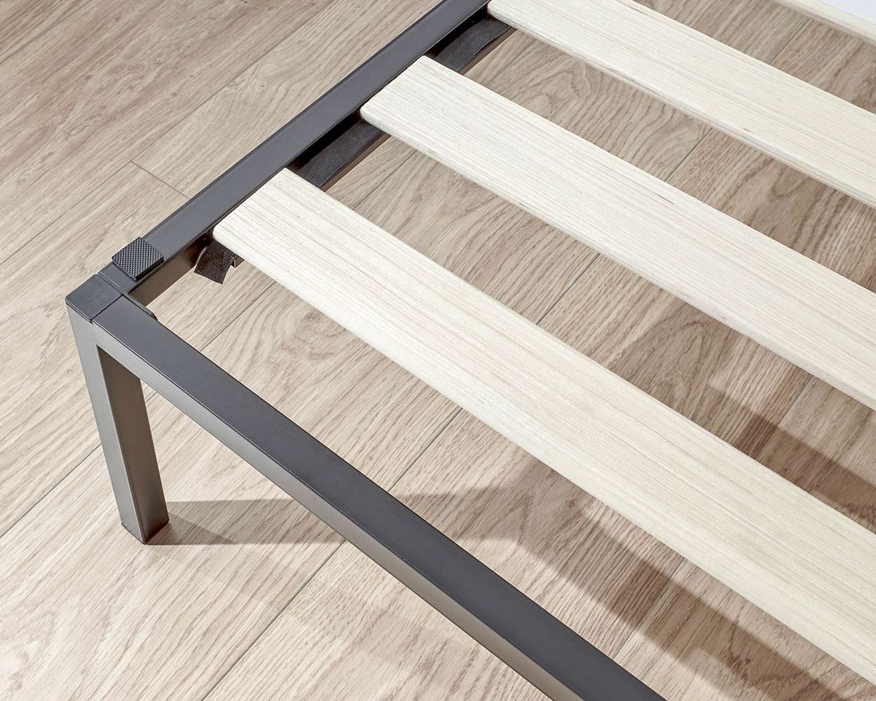 Kore Bedframe 135cm Black double bed frame close up