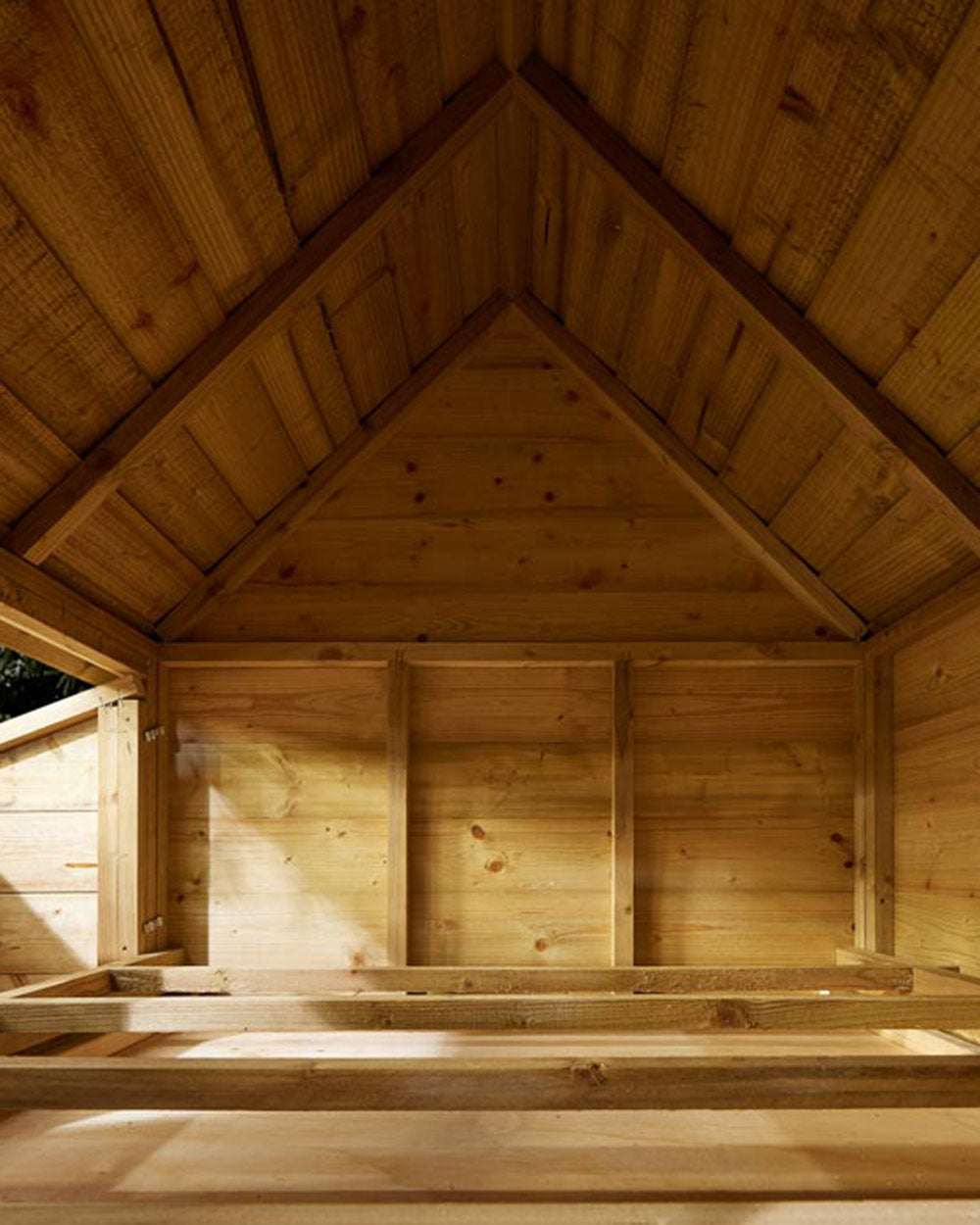 Large Chicken Coop Wooden Rowlinson photo of the inside of the chicken coop