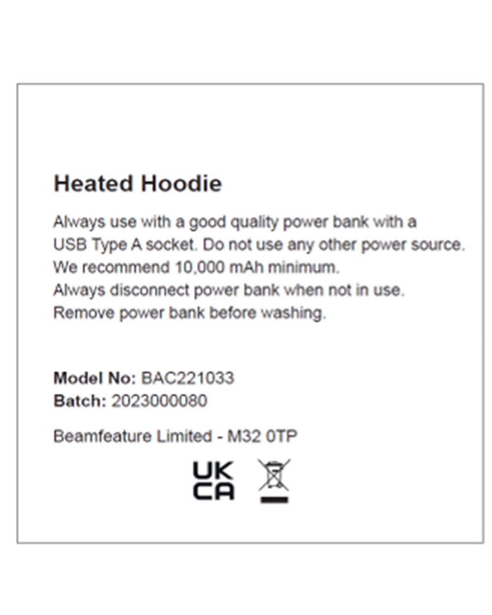 Heated Hoodie Eskimo Sherpa Lined Fleece Grey