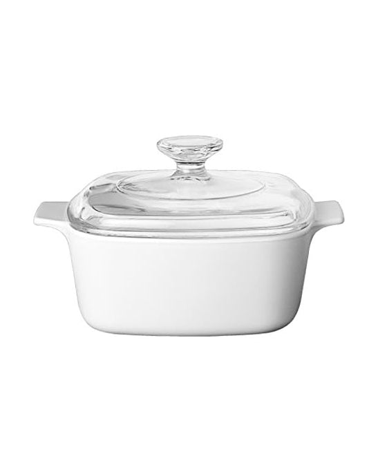 CorningWare Classic Square Casserole Dish 3L White