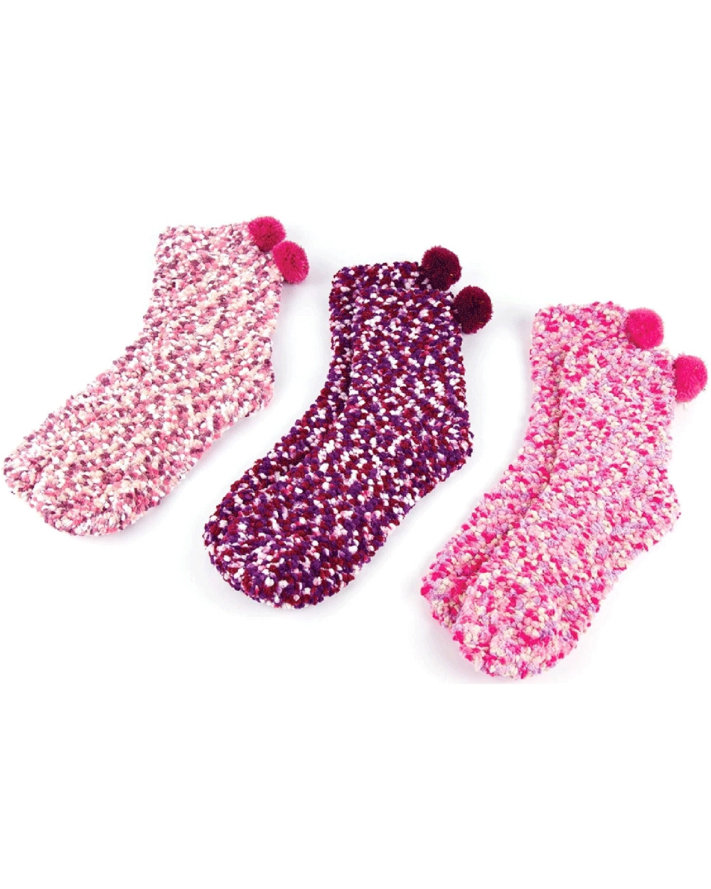 Make It Real So Sweet Cupcake Socks 3 Pack