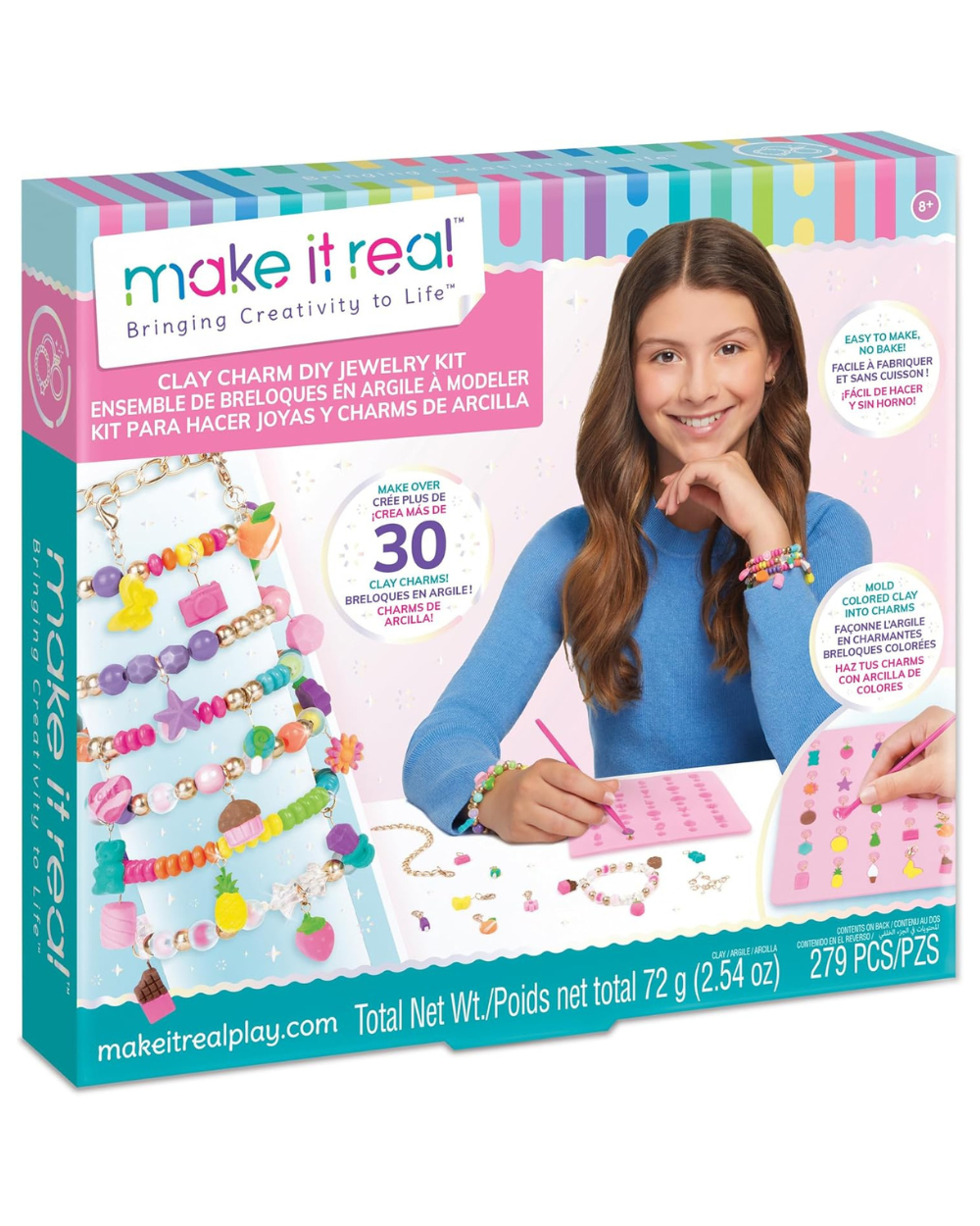 Make It Real Clay Charm DIY Jewellery Kit