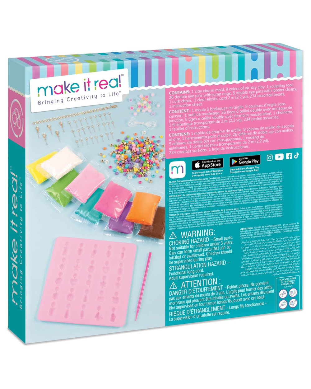 Make It Real Clay Charm DIY Jewellery Kit