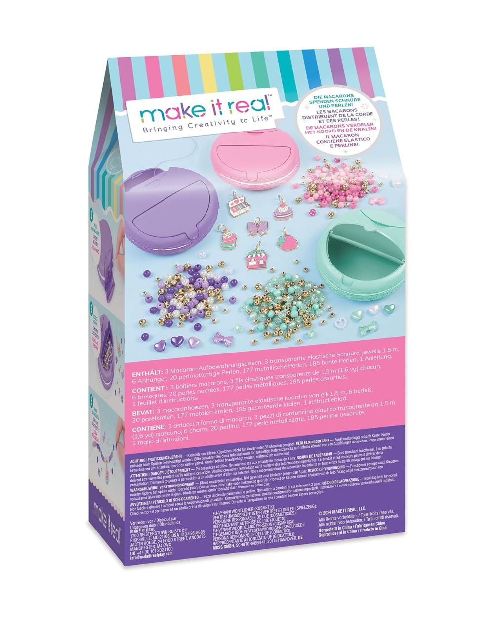 Make It Real Macaron Bracelet Maker Set