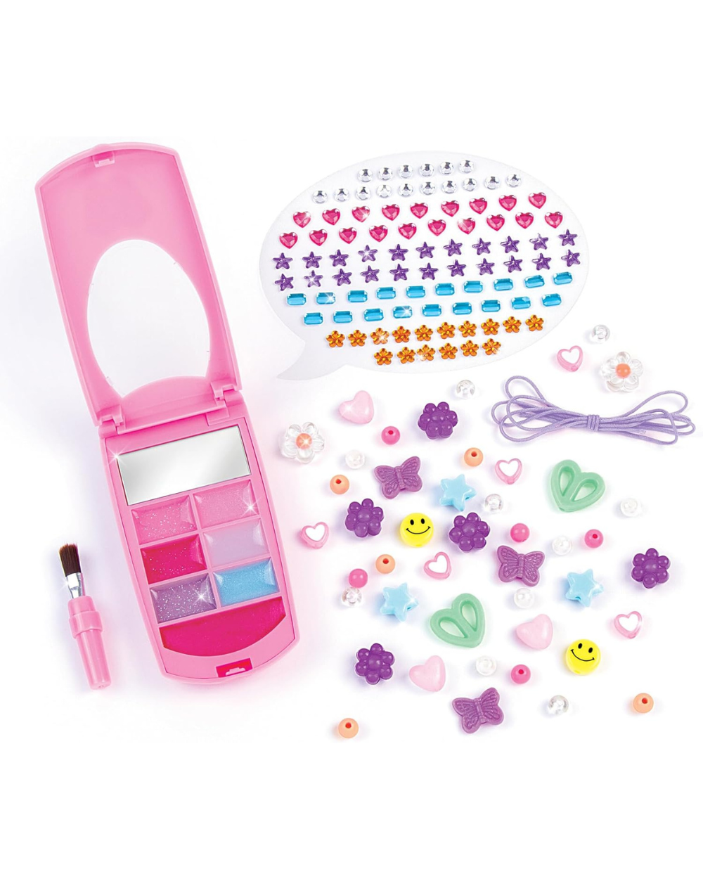 Make It Real Flip Phone Lip Gloss Set and DIY Lanyard