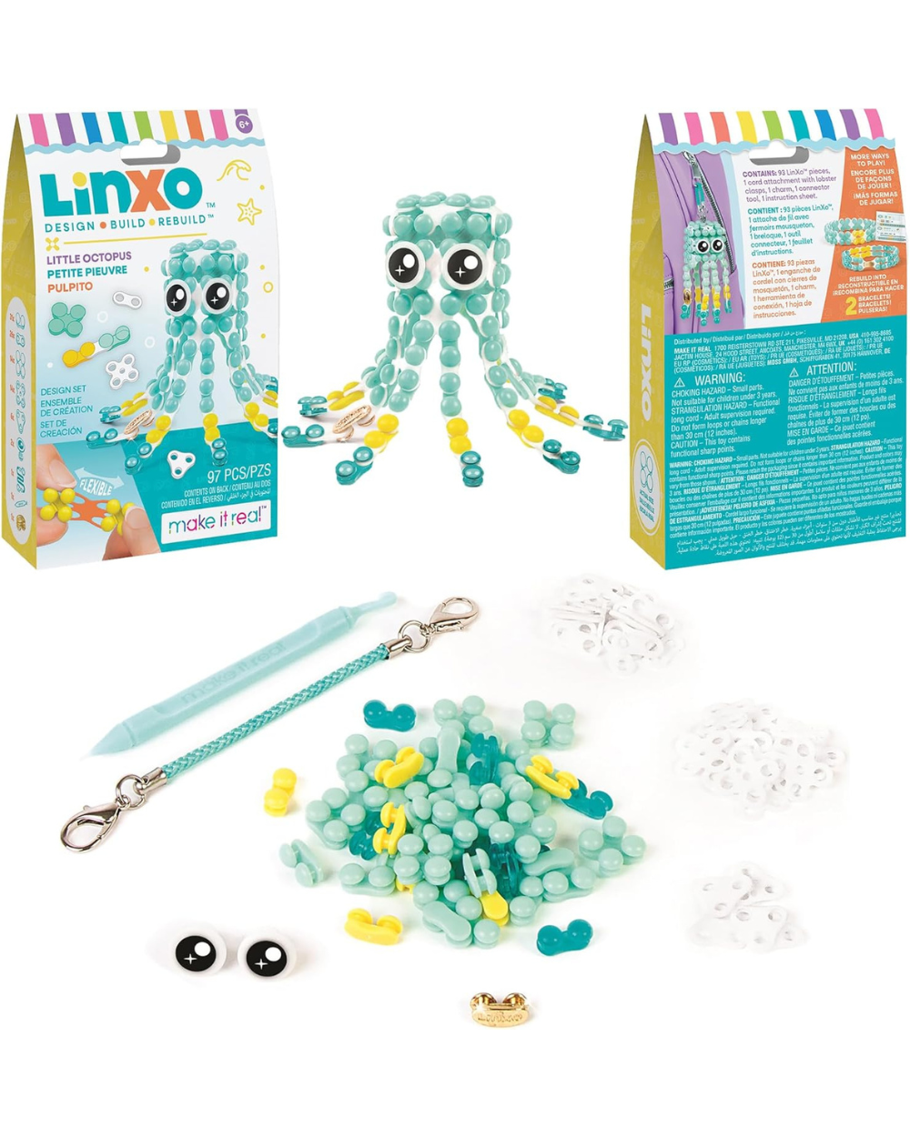 Make It Real Linxo Character Keyring Charm Kit