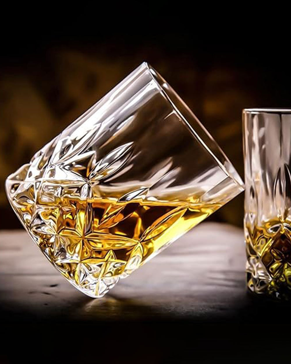 D&H Whiskey Glasses Set of 4 Gift Box